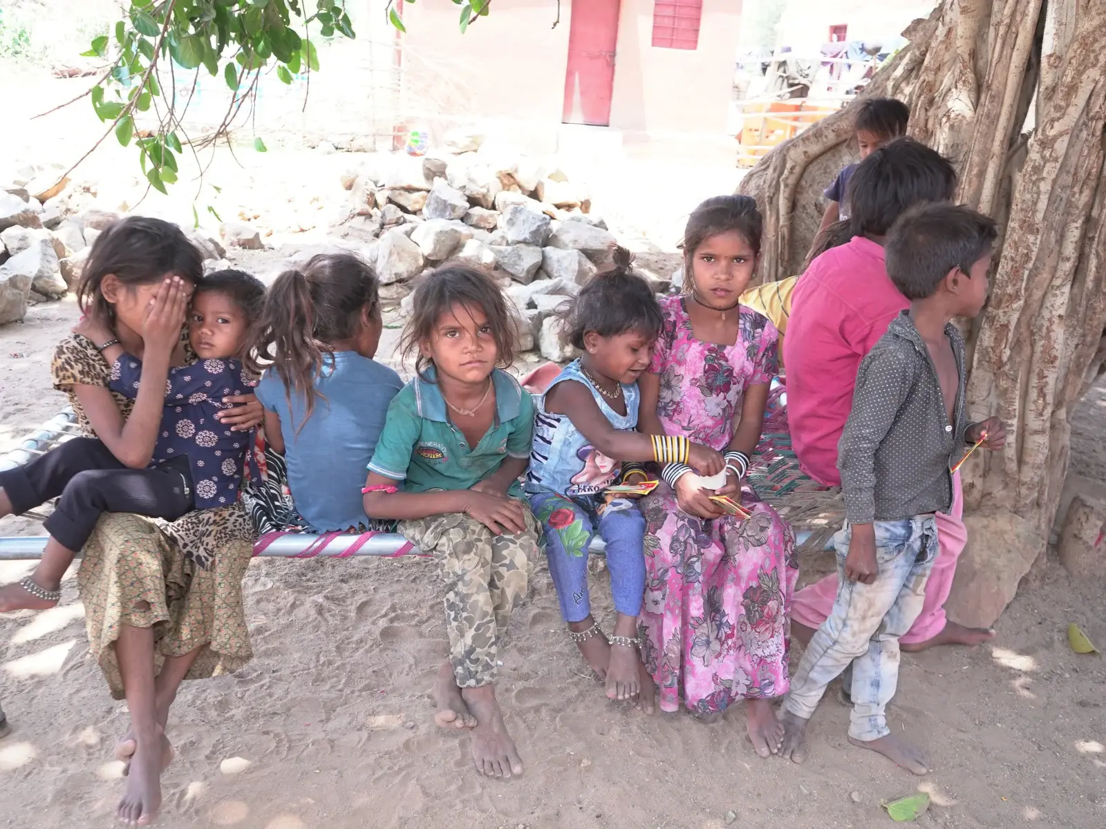 Children learning and thriving at Shree Shakti Seva Kendra, Ambaji, Gujarat