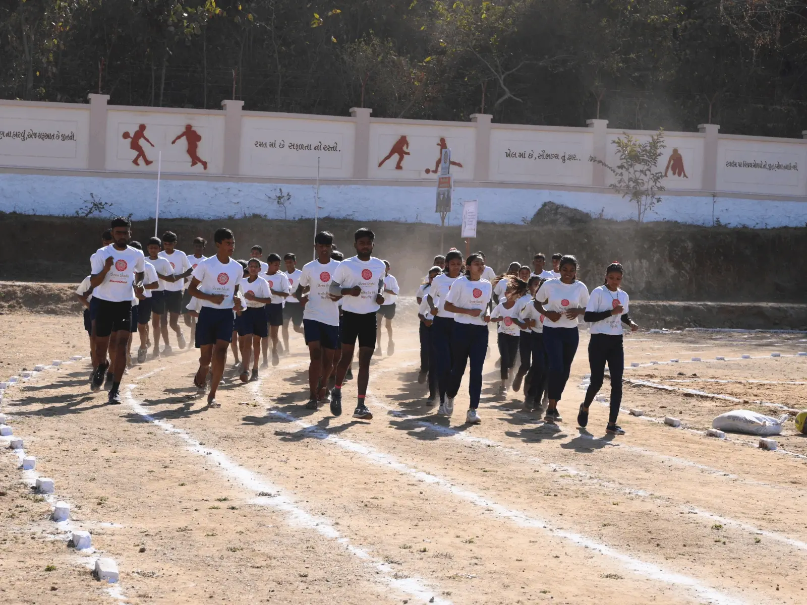 Students Participating in Marathon Training