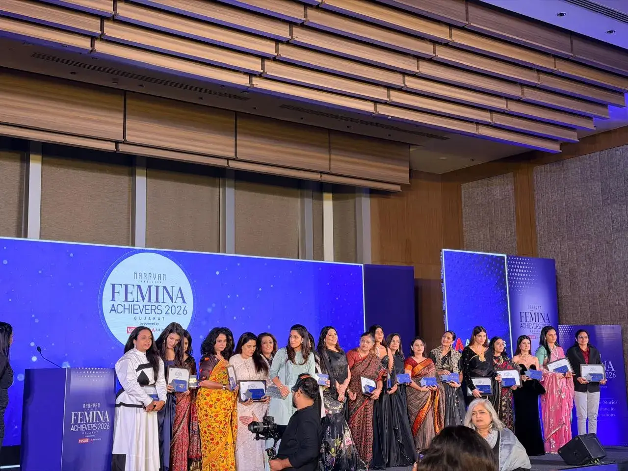 Usha Agarwal at Femina Achievers 2026 award ceremony - moment 2
